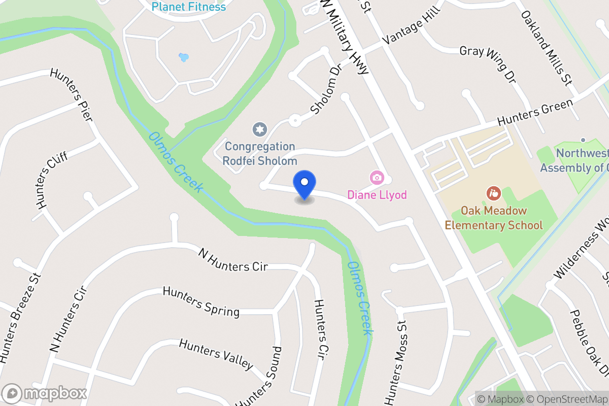 Map of 13919  Hunters Hawk St