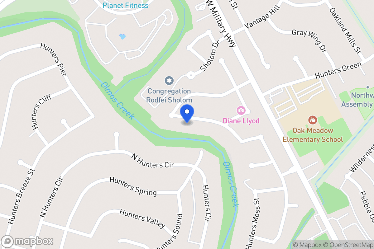 Map of 13927  Hunters Hawk St