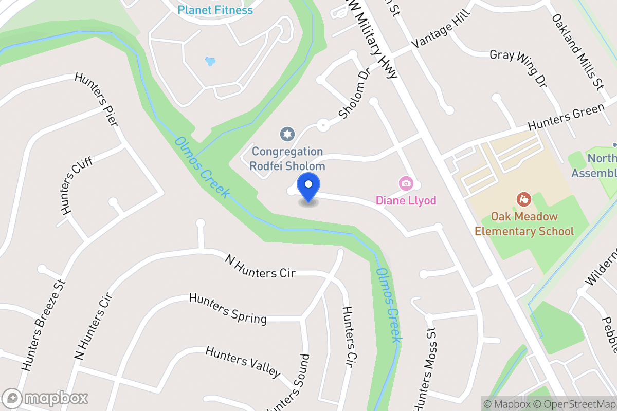 Map of 13931  Hunters Hawk St