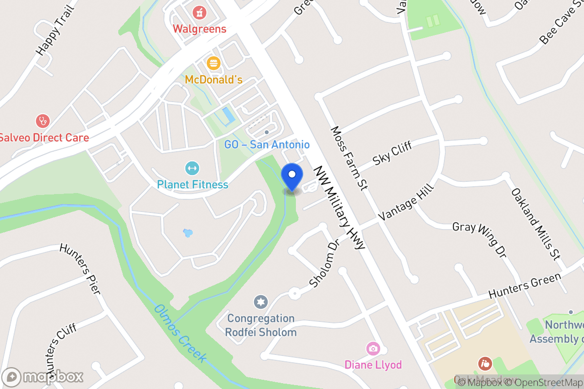 Map of 14335 Nw Military Hwy