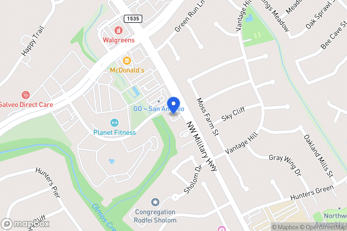 Map of 14393 Nw Military Hwy