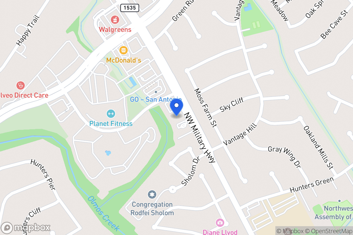 Map of 14353 Nw Military Hwy