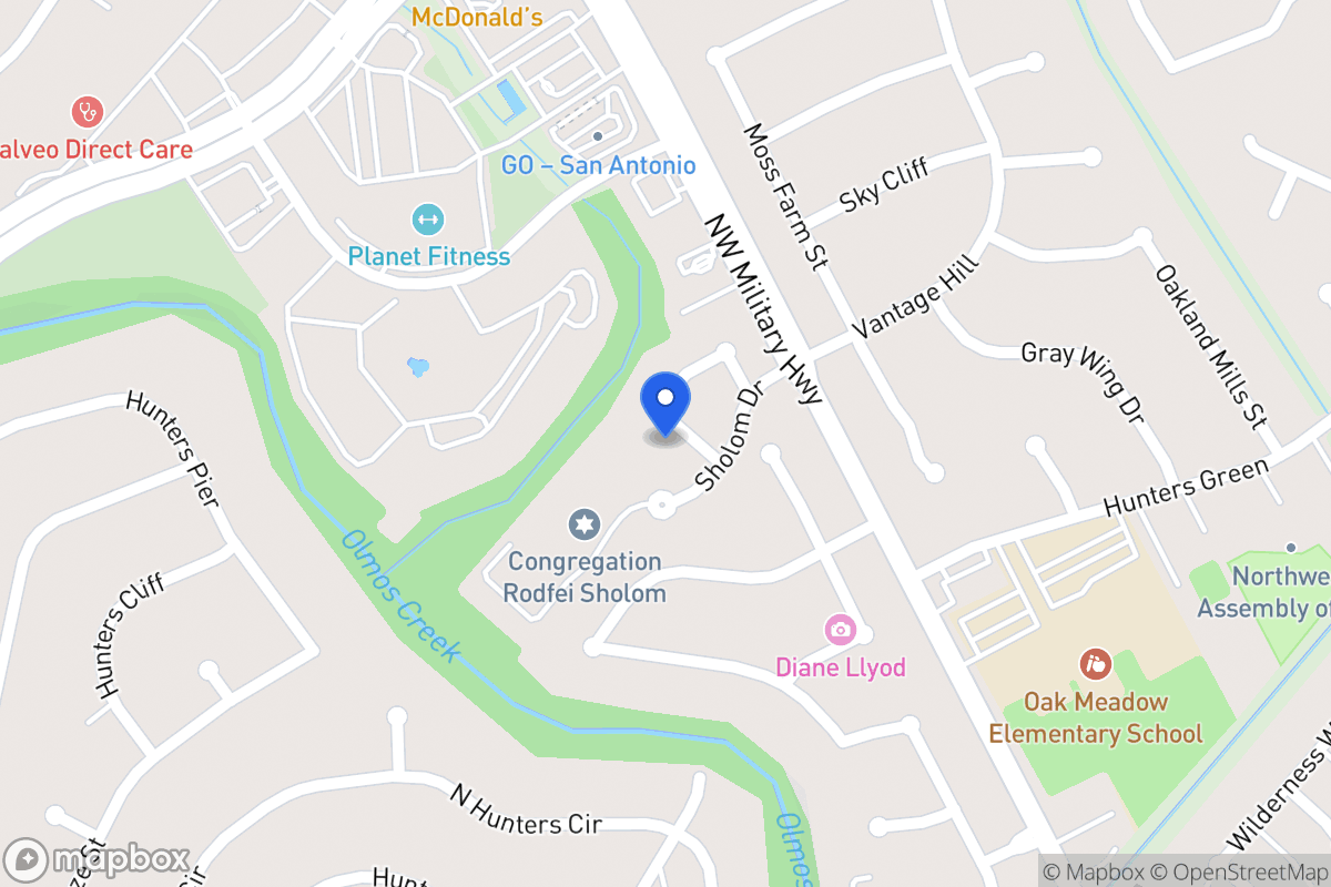 Map of 14150  Sholom Pl