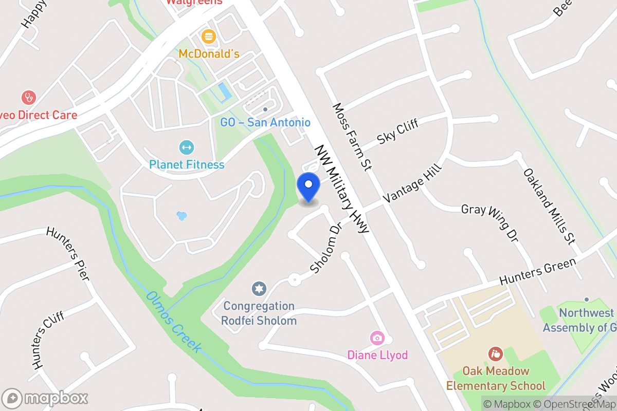 Map of 14122  Sholom Pl