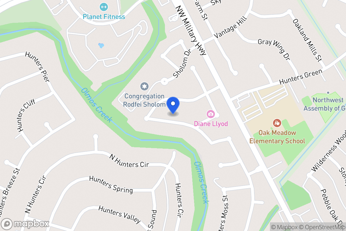 Map of 13918  Hunters Hawk St