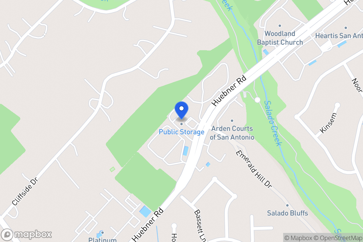 Map of 15267  Huebner Rd