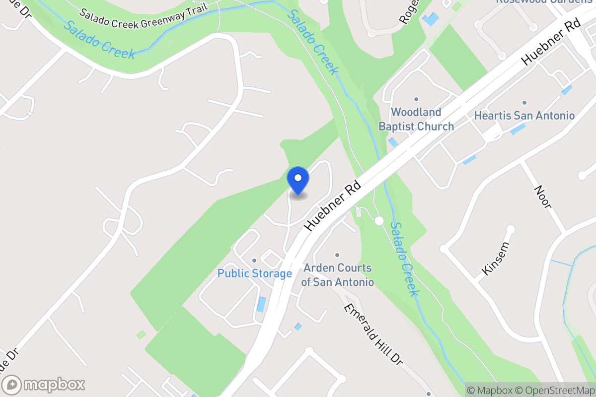 Map of 15303  Huebner Rd