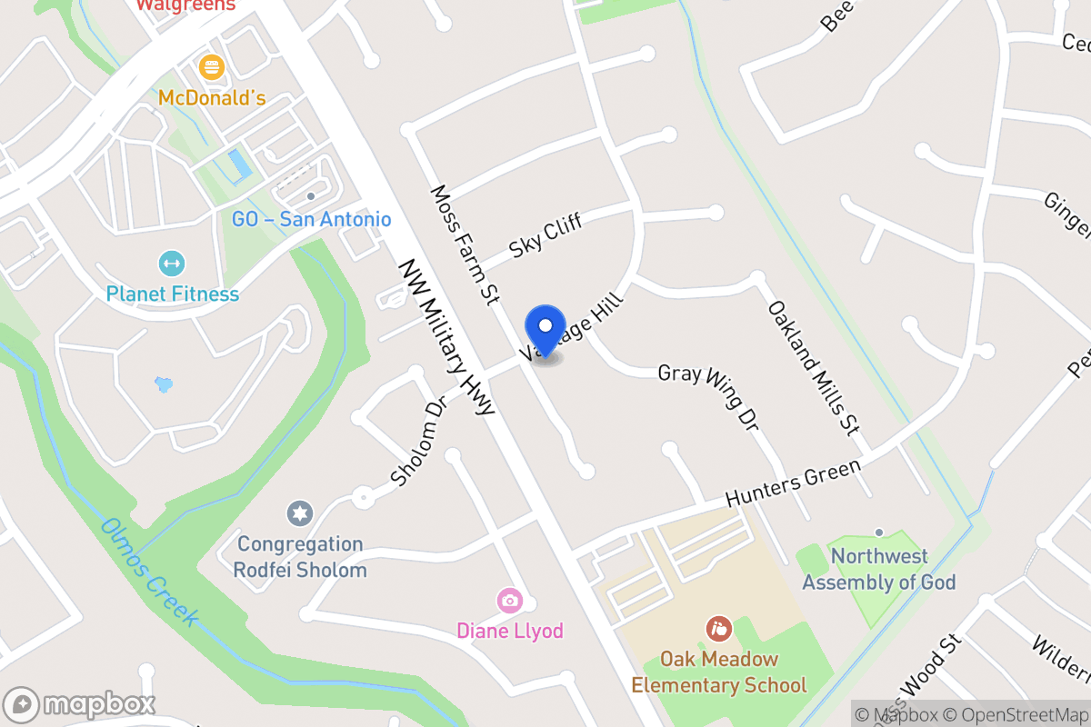 Map of 14042  Oakhill Way