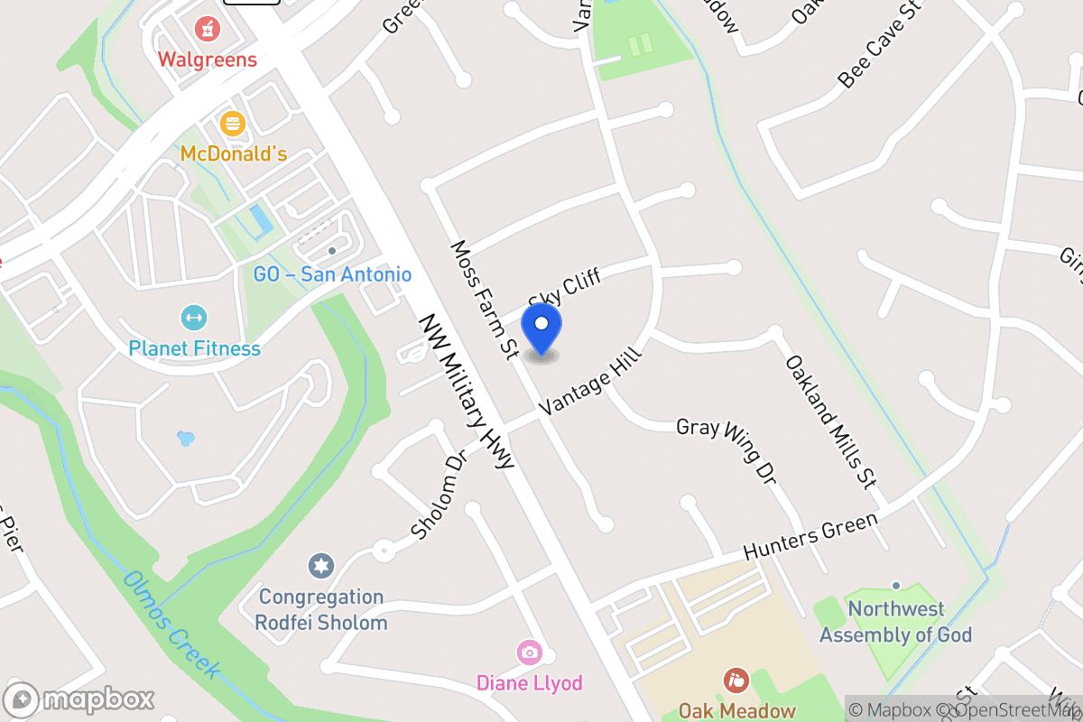 Map of 14106  Moss Farm St