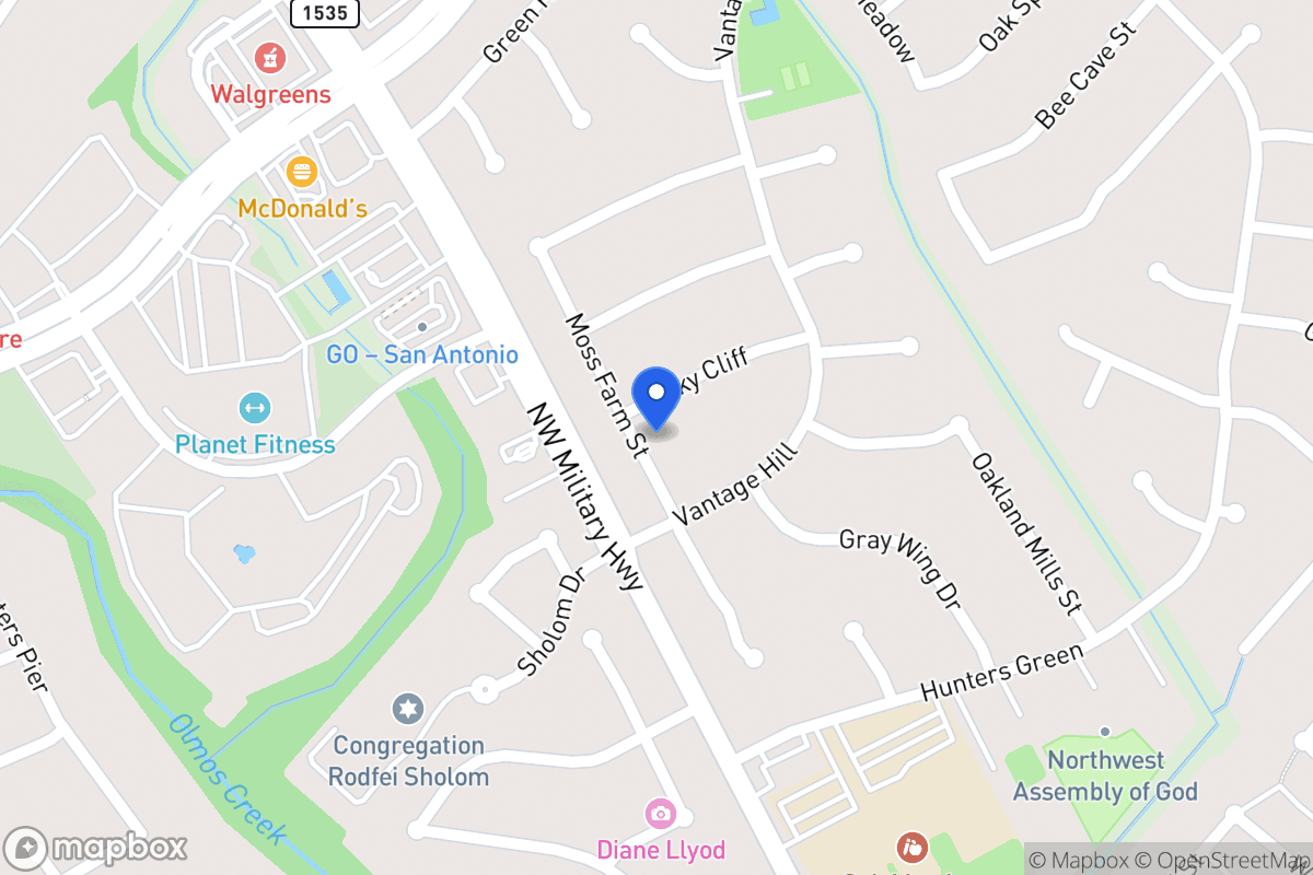 Map of 14110  Moss Farm St