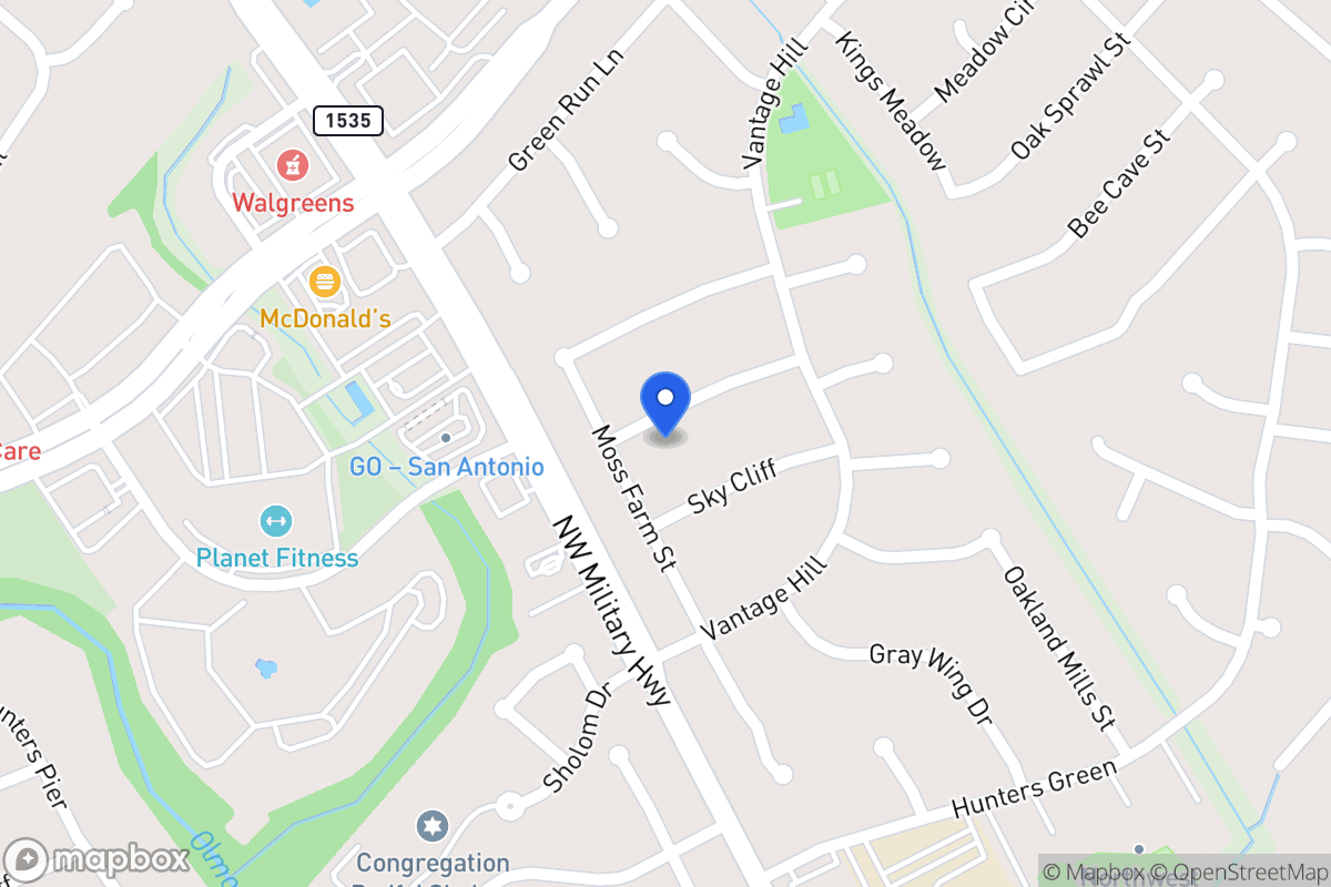 Map of 2922  Oak Falls St