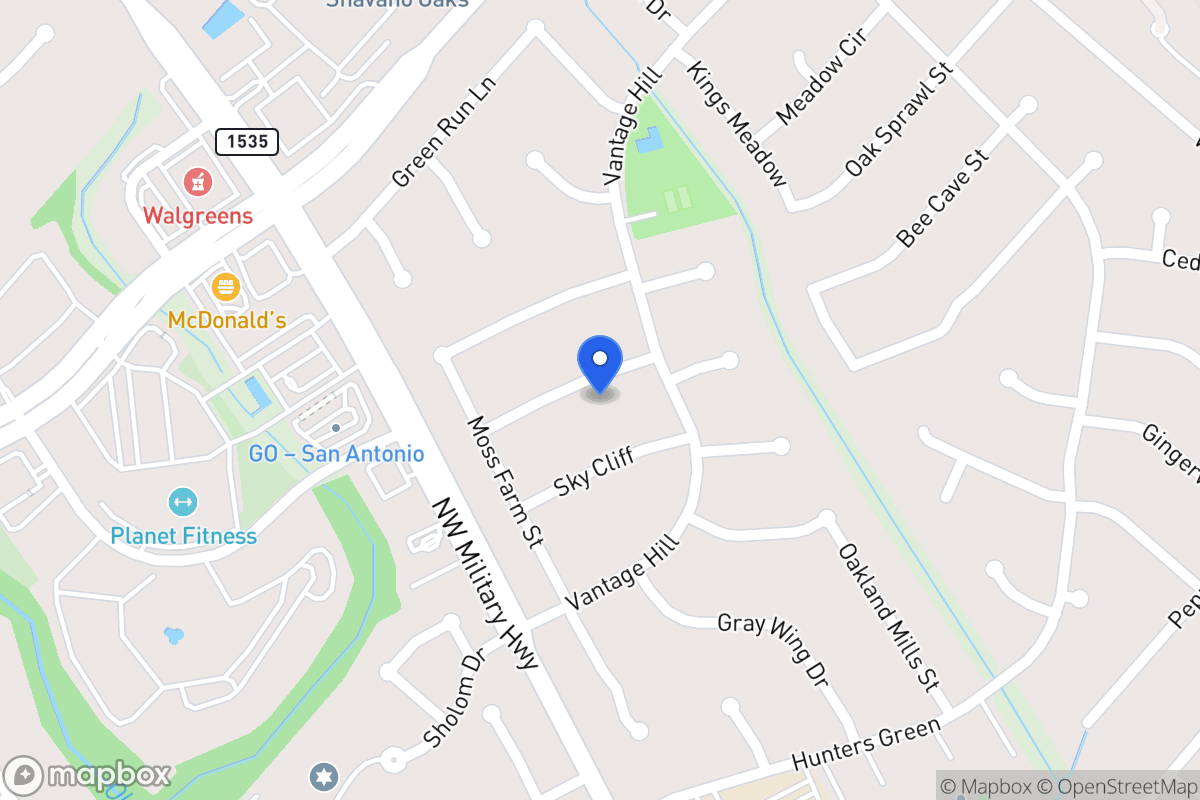 Map of 2910  Oak Falls St
