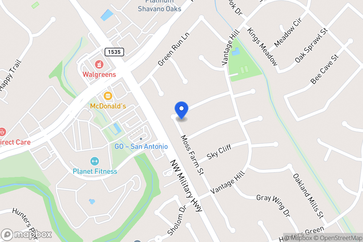 Map of 2930  Meadow Thrush St