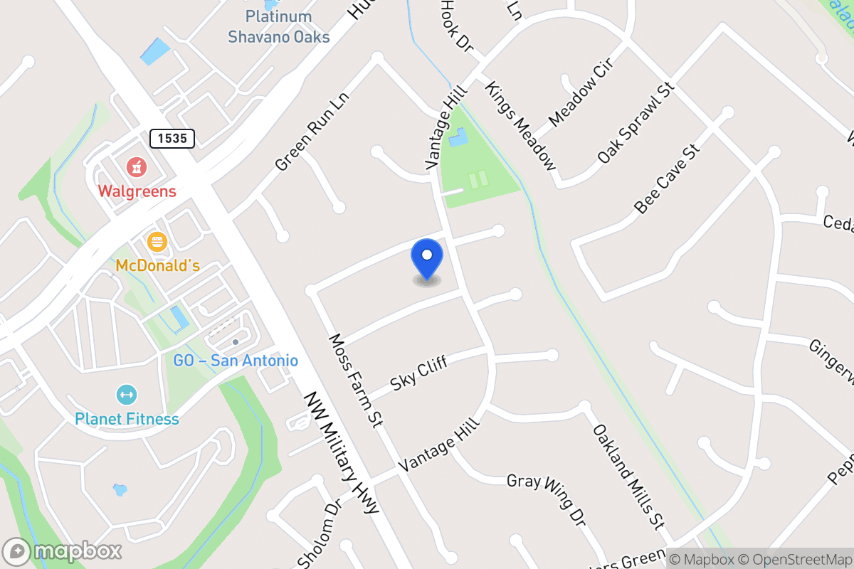 Map of 2907  Oak Falls St
