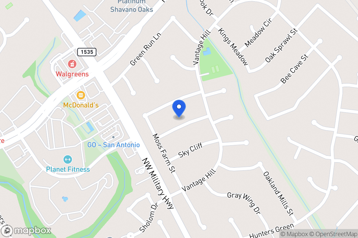 Map of 2915  Oak Falls St