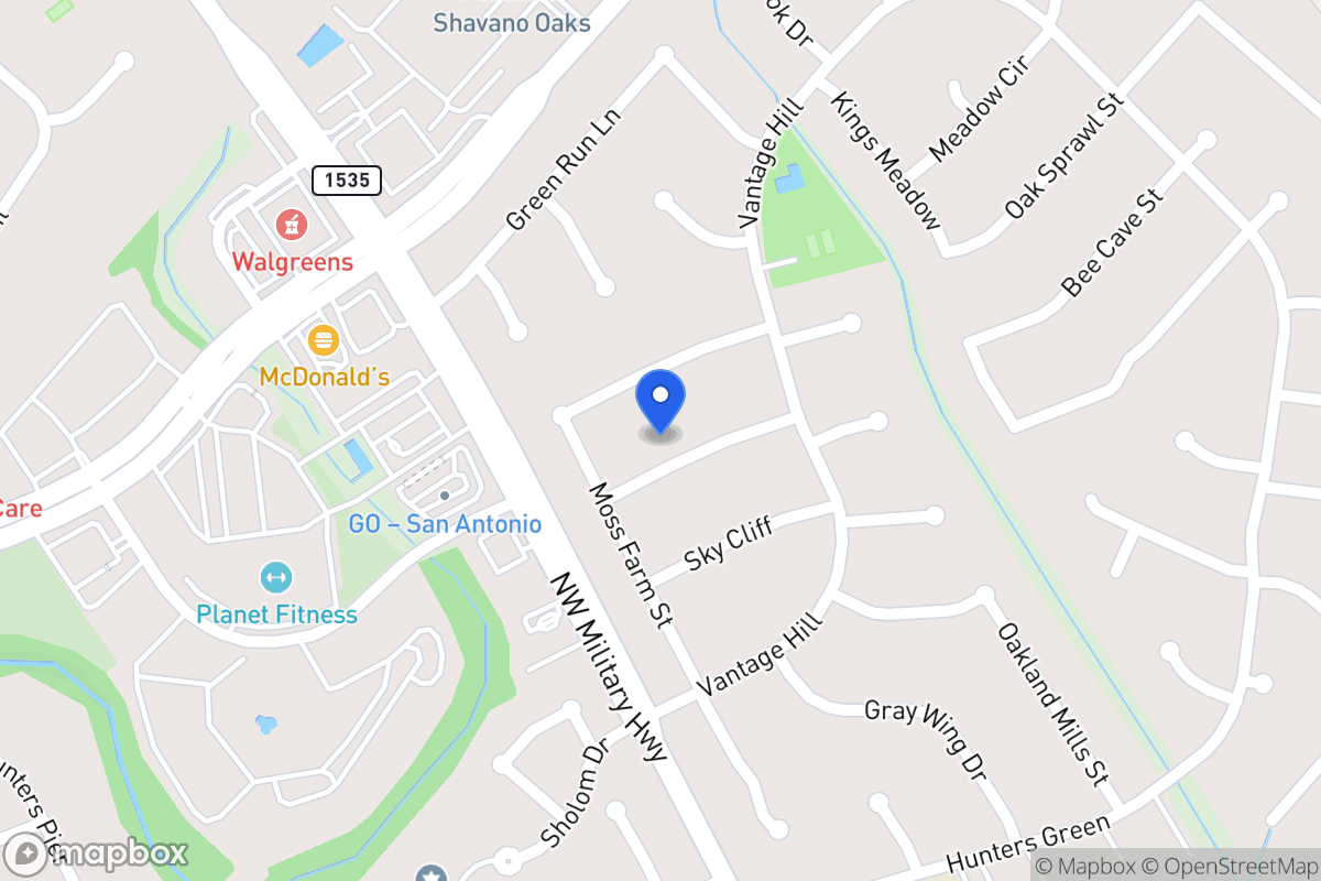 Map of 2919  Oak Falls St
