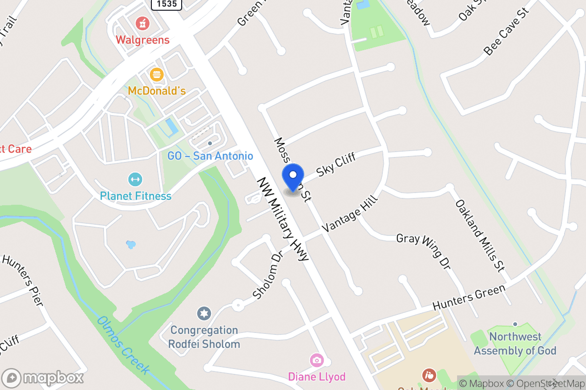 Map of 14115  Moss Farm St