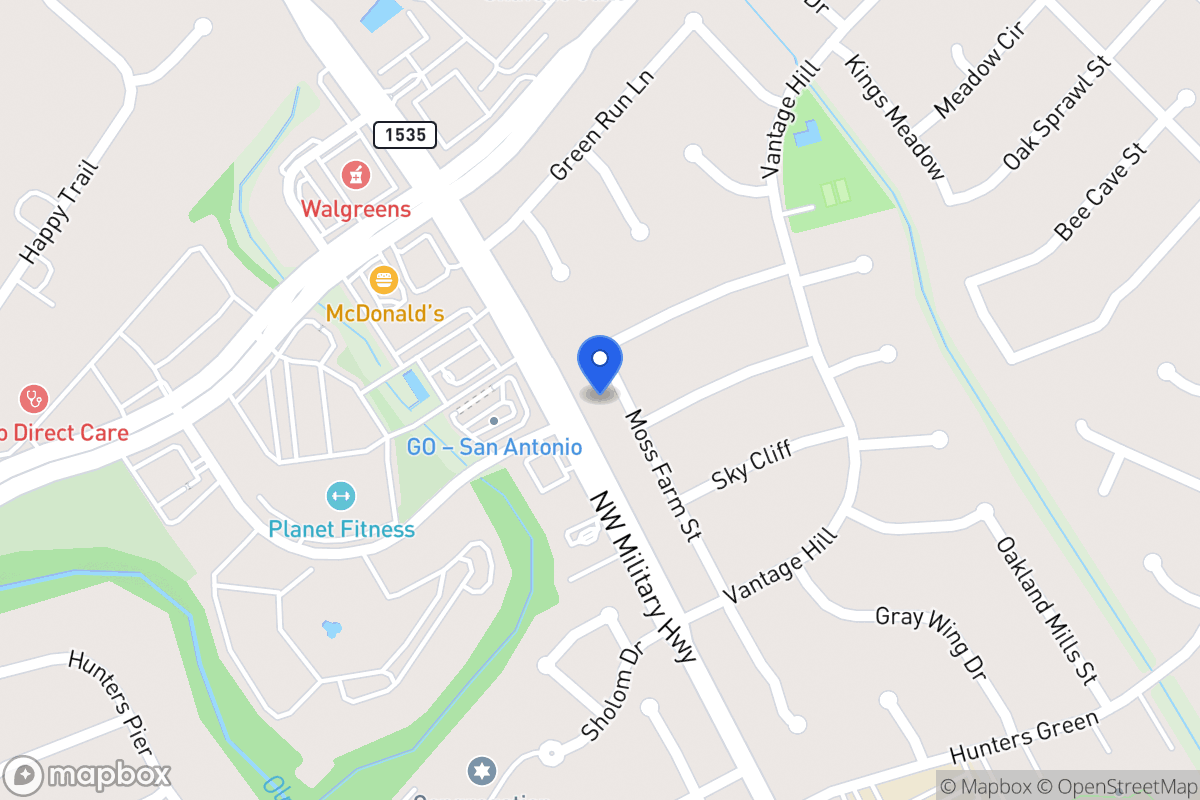 Map of 14139  Moss Farm St