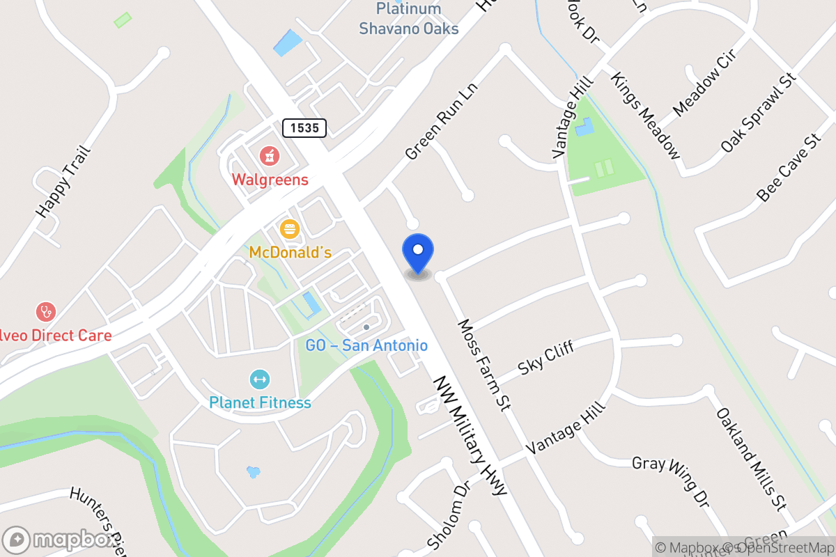 Map of 14147  Moss Farm St