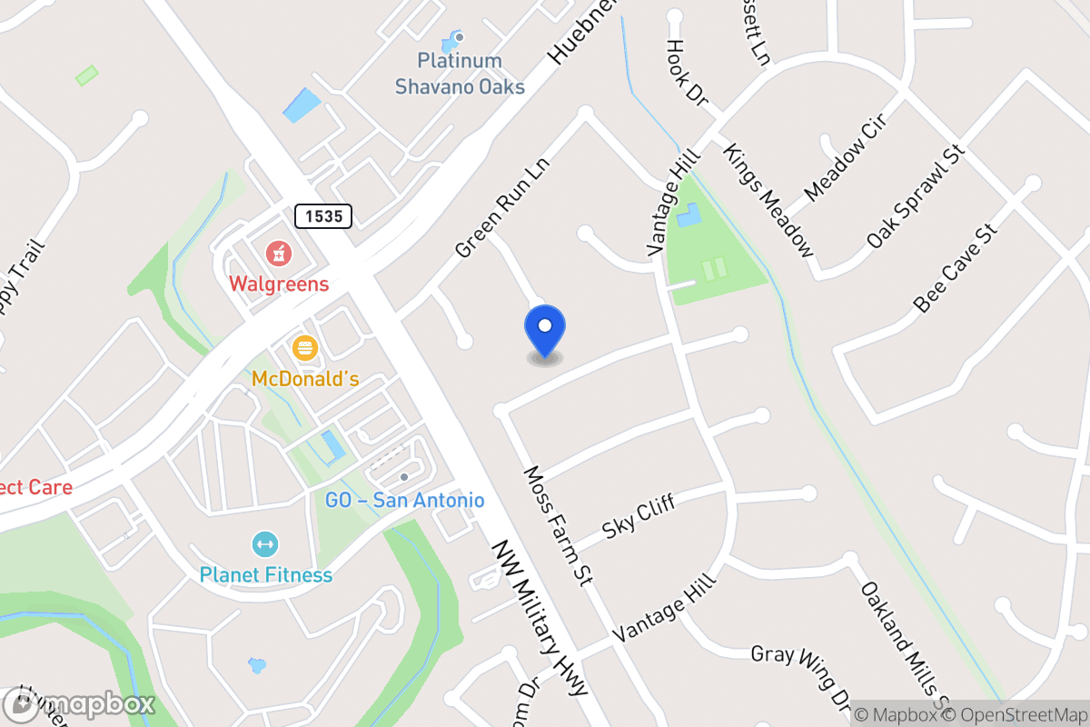 Map of 2923  Meadow Thrush St