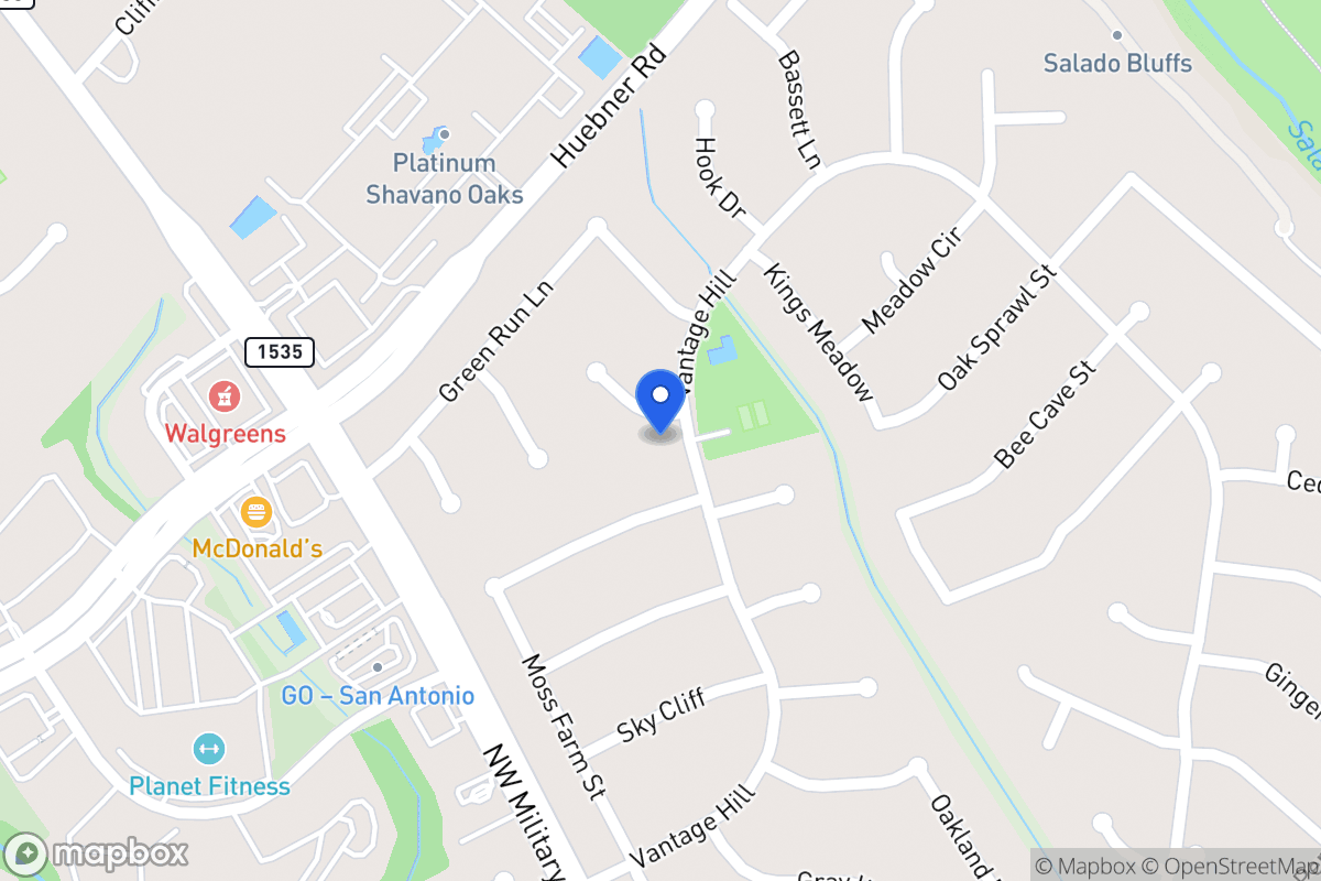 Map of 14301  Fox Fire Ln