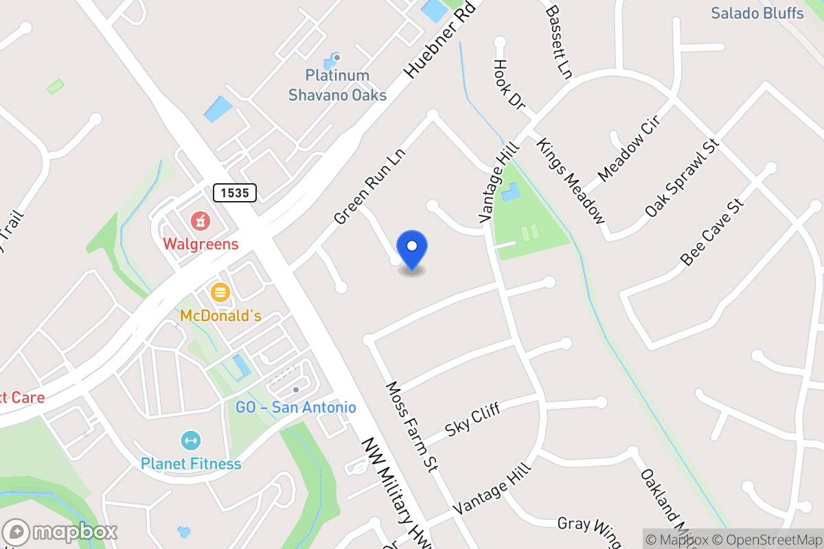 Map of 14300  Shadow Oaks Ln