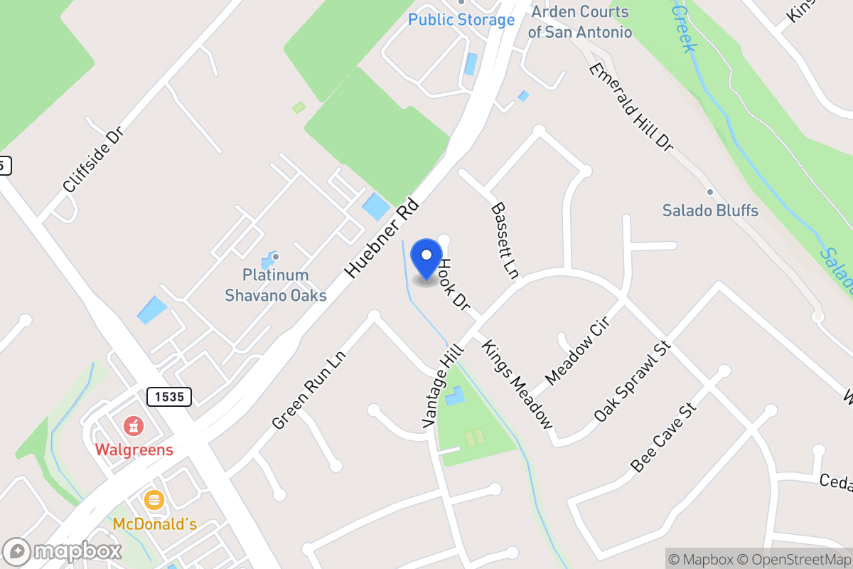 Map of 14611  Hook Dr