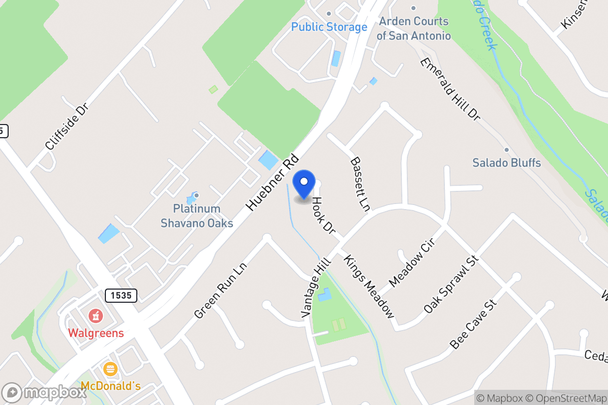 Map of 14613  Hook Dr