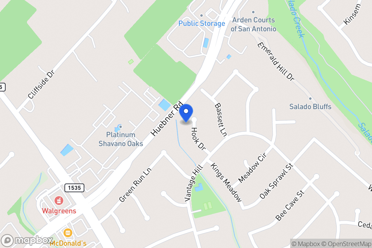 Map of 14615  Hook Dr