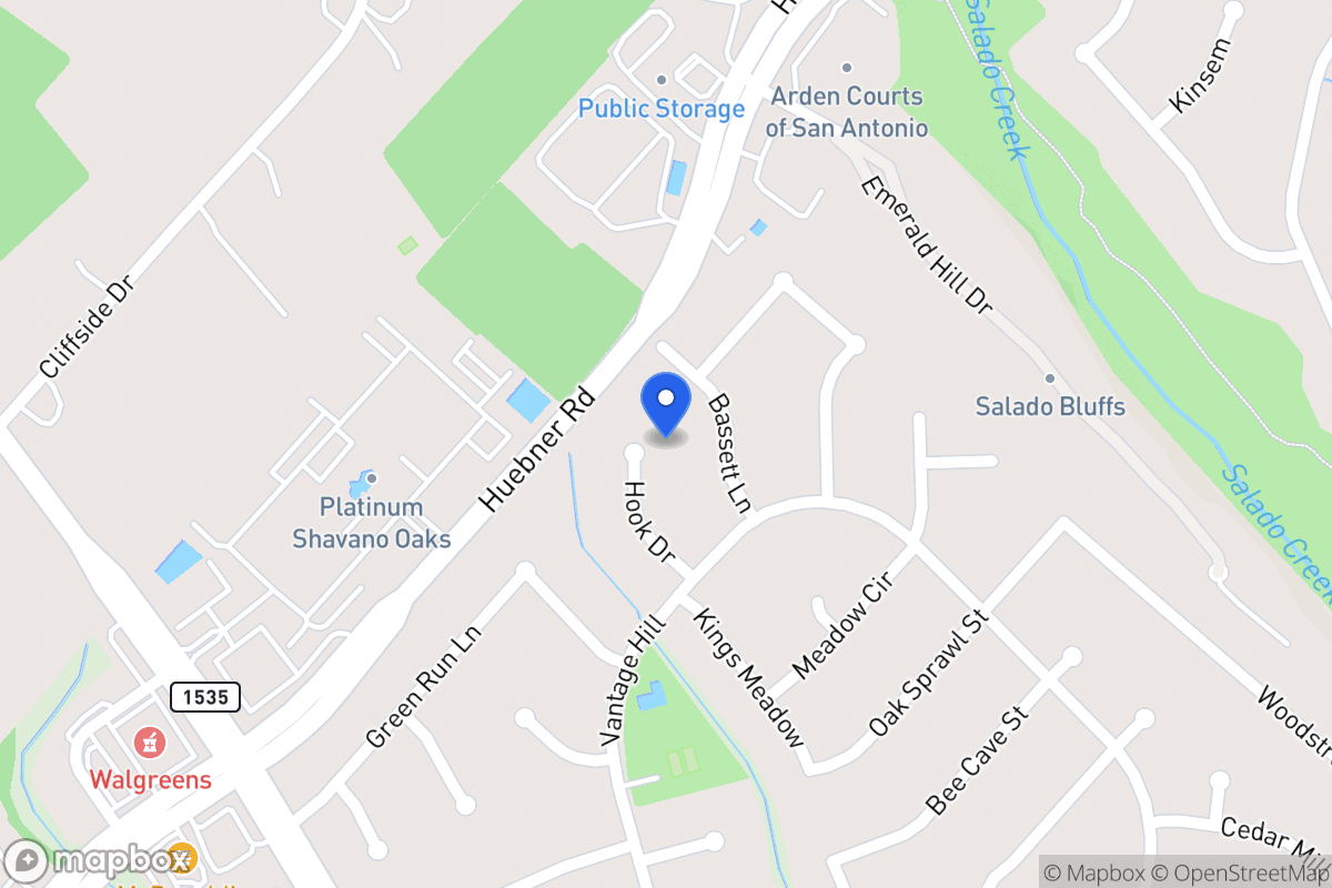 Map of 14618  Hook Dr