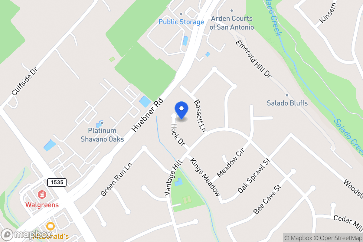 Map of 14614  Hook Dr