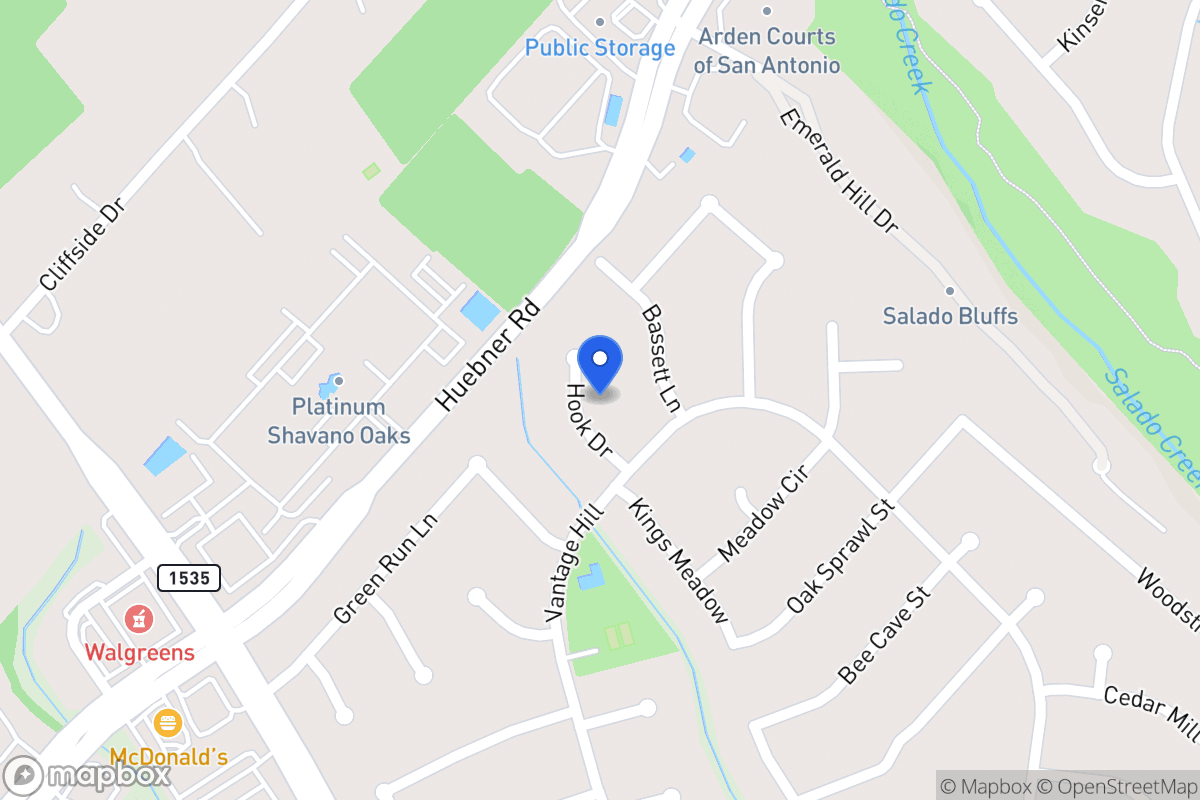 Map of 14610  Hook Dr