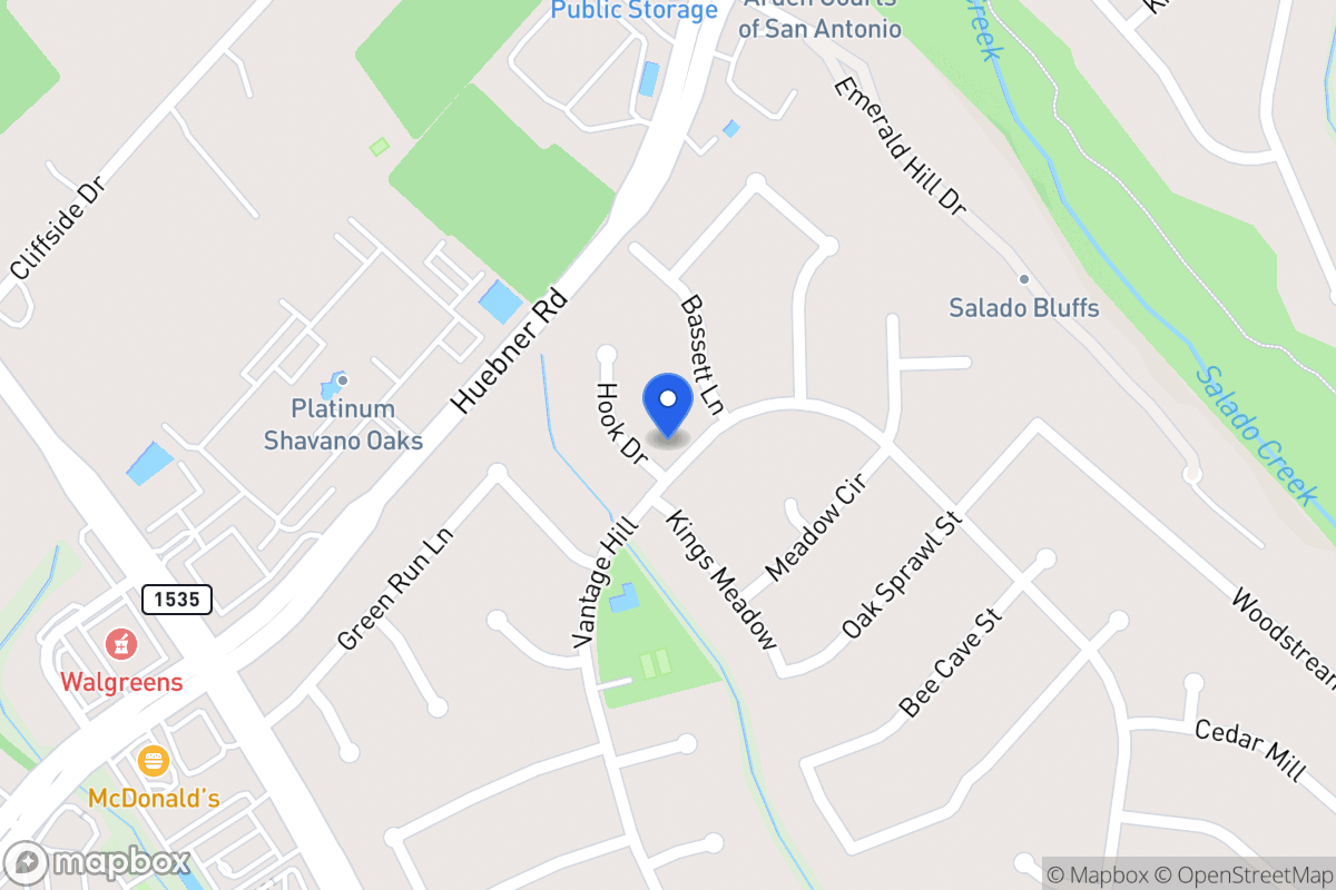 Map of 14602  Hook Dr