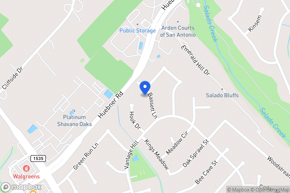 Map of 14619  Bassett Ln
