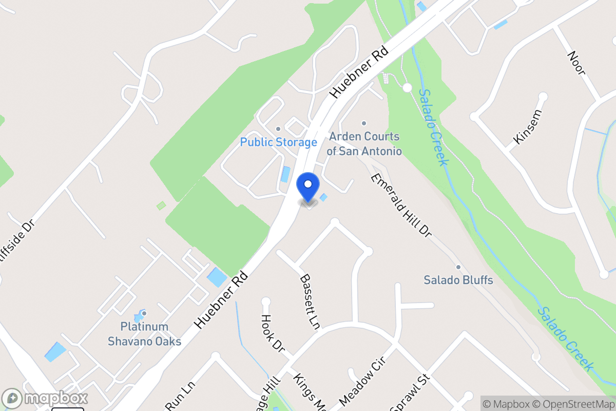 Map of 15102  Huebner Rd