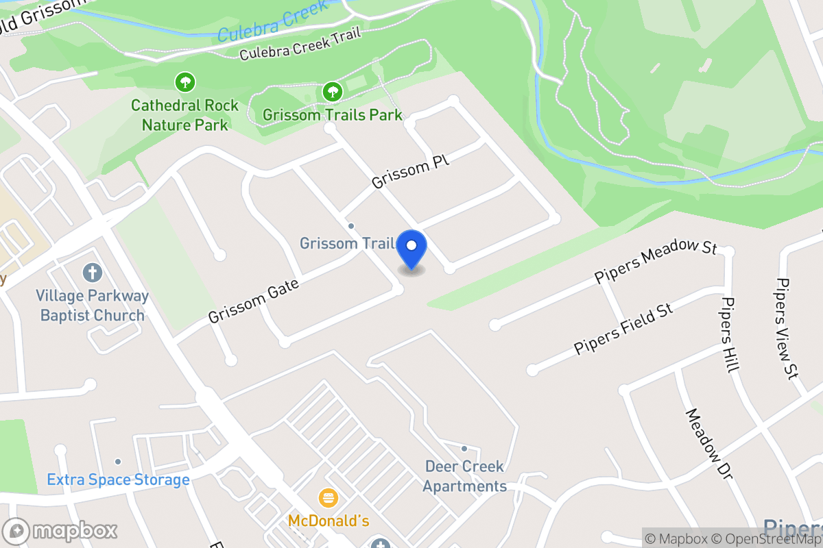 Map of 3806  Grissom Woods