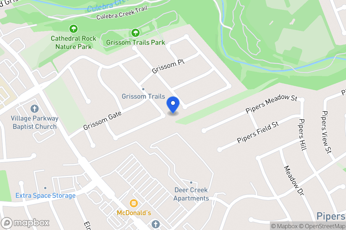 Map of 3802  Grissom Woods