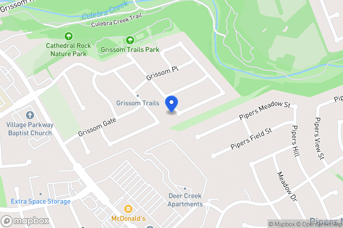 Map of 3907  Grissom Grv