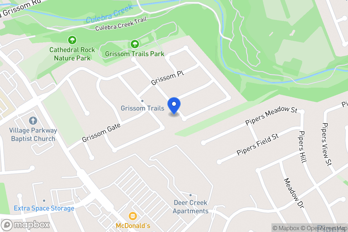 Map of 3911  Grissom Grv