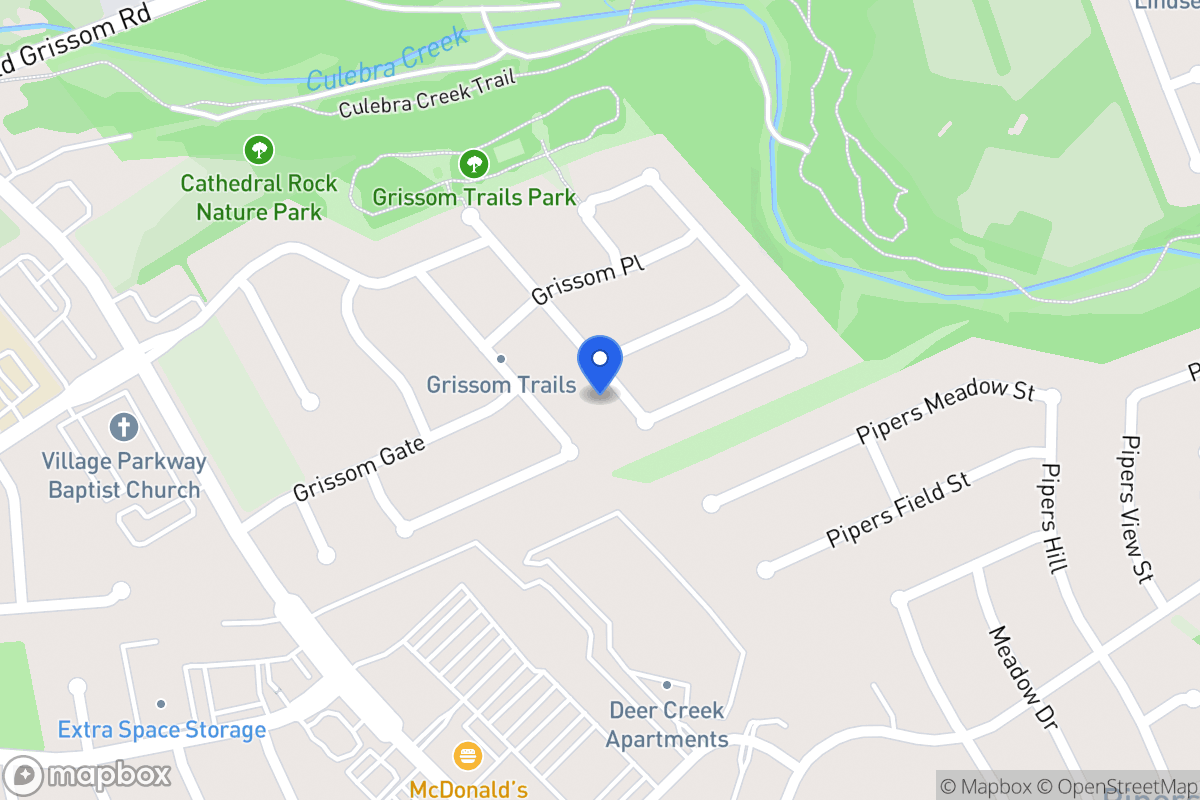 Map of 3915  Grissom Grv