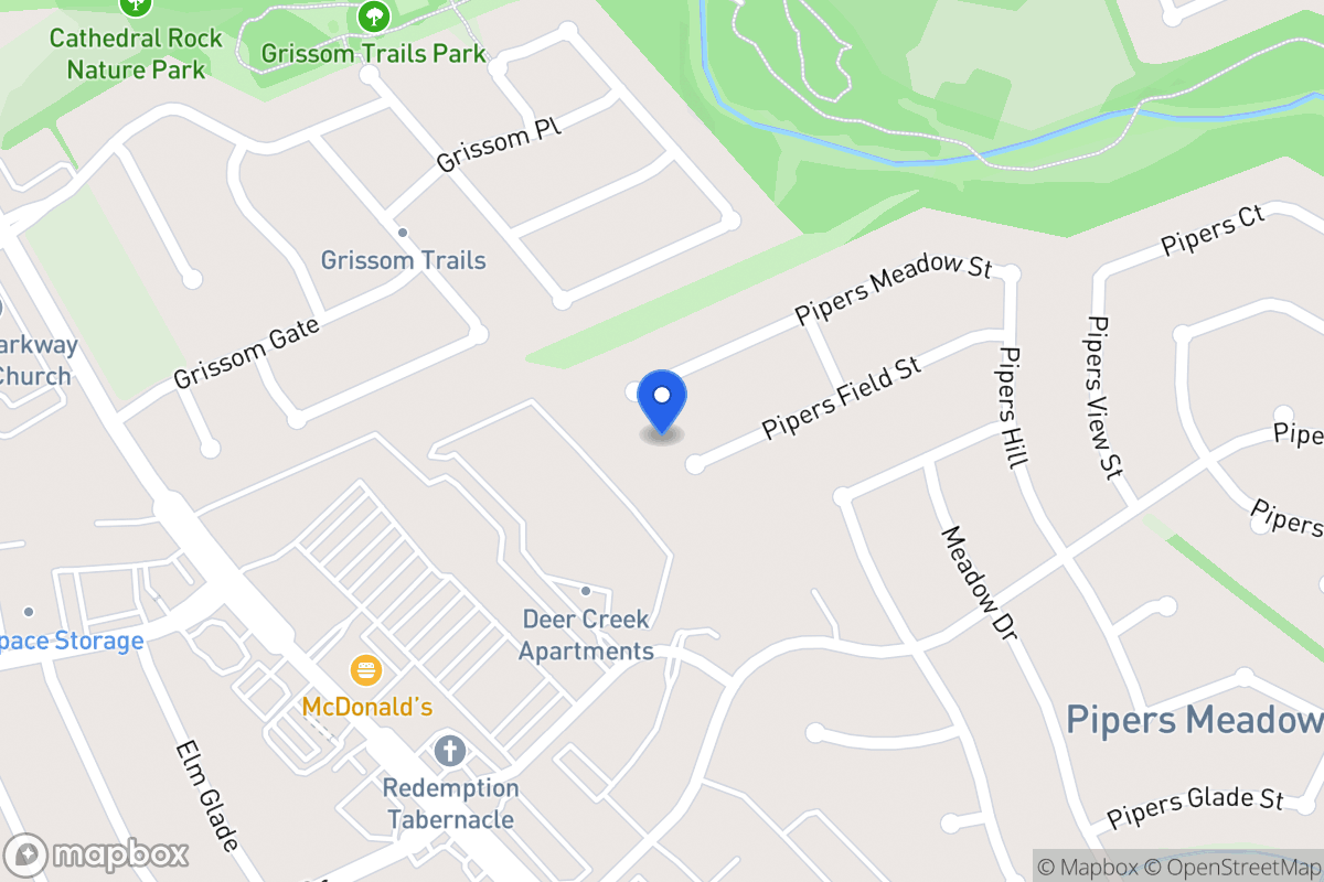 Map of 3707  Pipers Field St