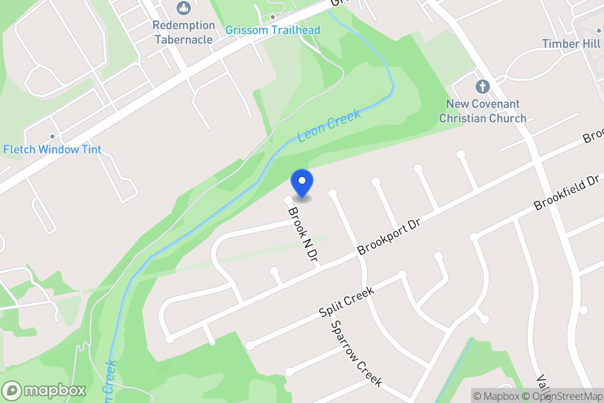 Map of 4731  Brook North Dr