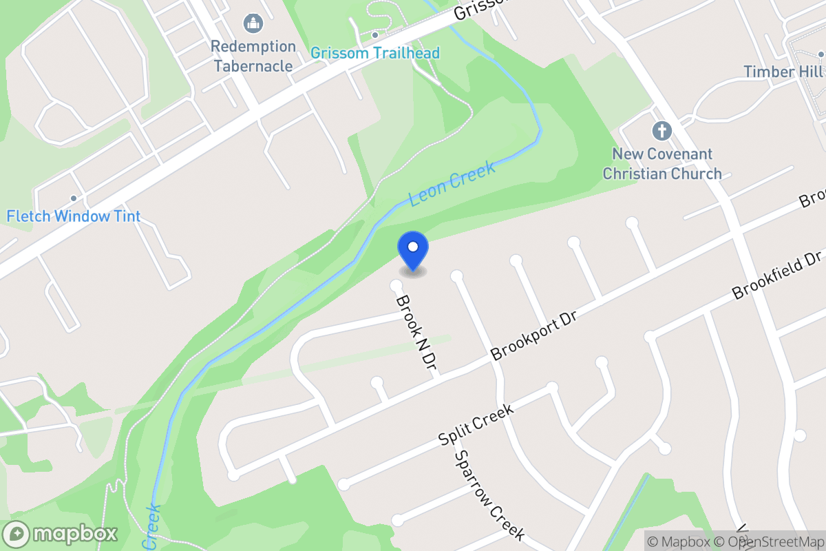 Map of 4735  Brook North Dr