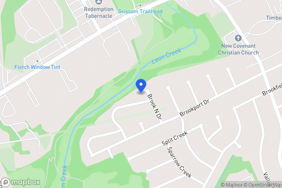 Map of 4734  Brook North Dr