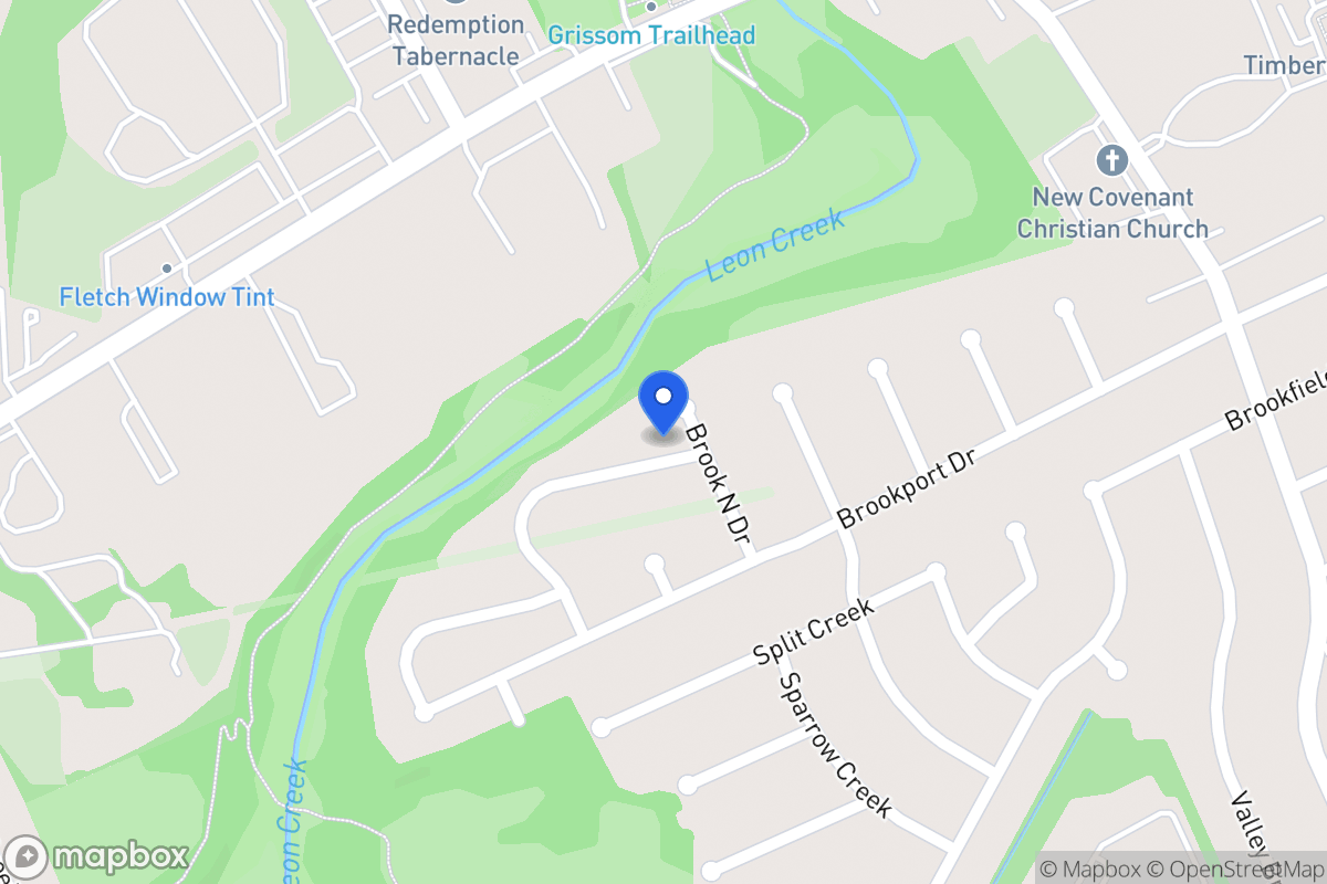 Map of 4730  Brook North Dr