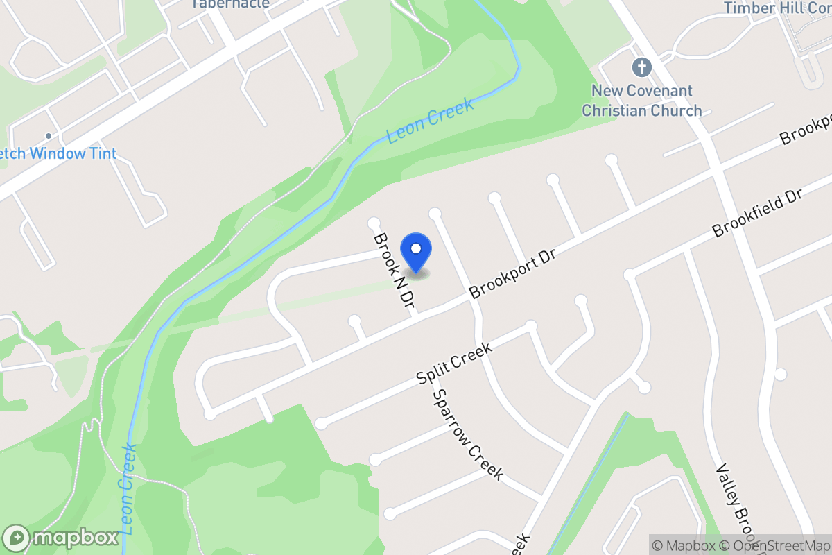 Map of Brook North Dr