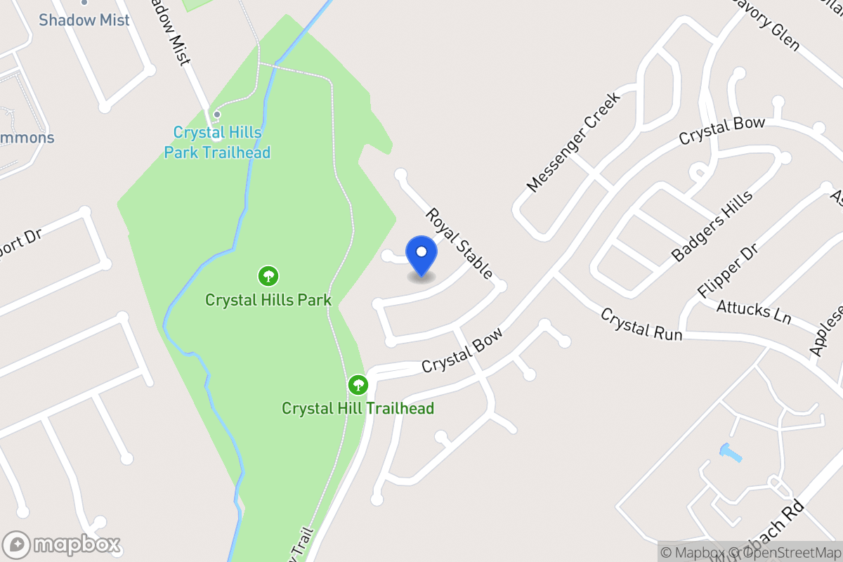 Map of 6523  Benwood Crst