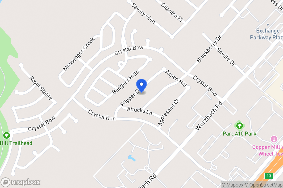 Map of 5008  Flipper Dr