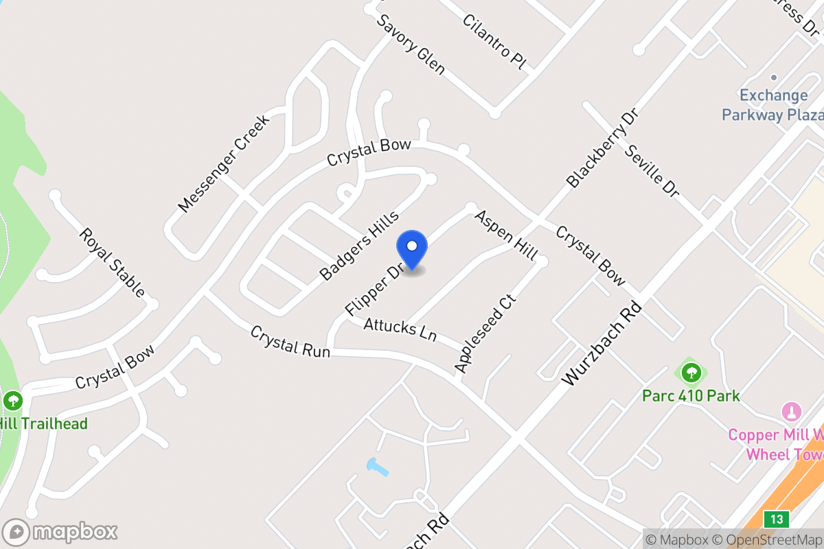 Map of 5012  Flipper Dr