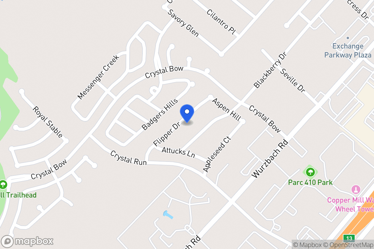 Map of 5016  Flipper Dr